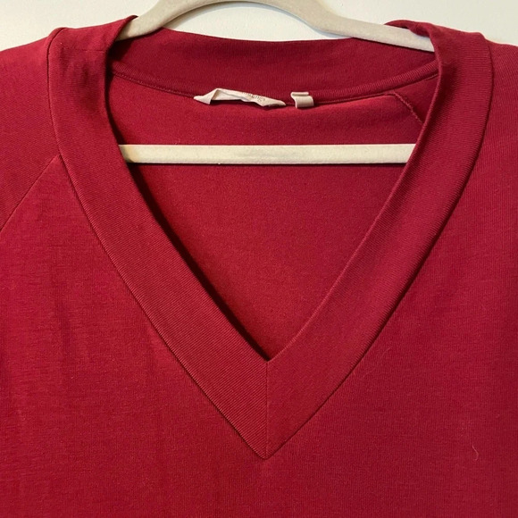 Soft Surroundings Red Madeline Tunic Lagenlook Top Size Extra Large - Picture 4 of 8